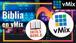 📖  BIBLIA en VMIX | Cómo añadir versículos de la HOLY BIBLE en Streaming vMix | Tutorial Español screenshot 4