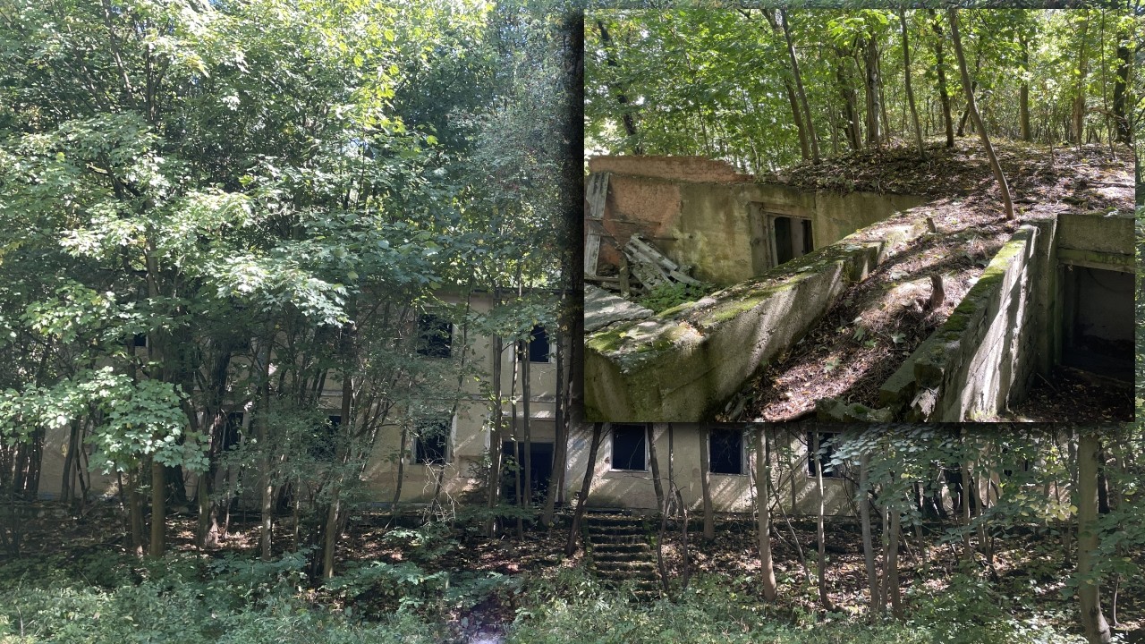 Exploring abandoned barracks full of graffiti | POV