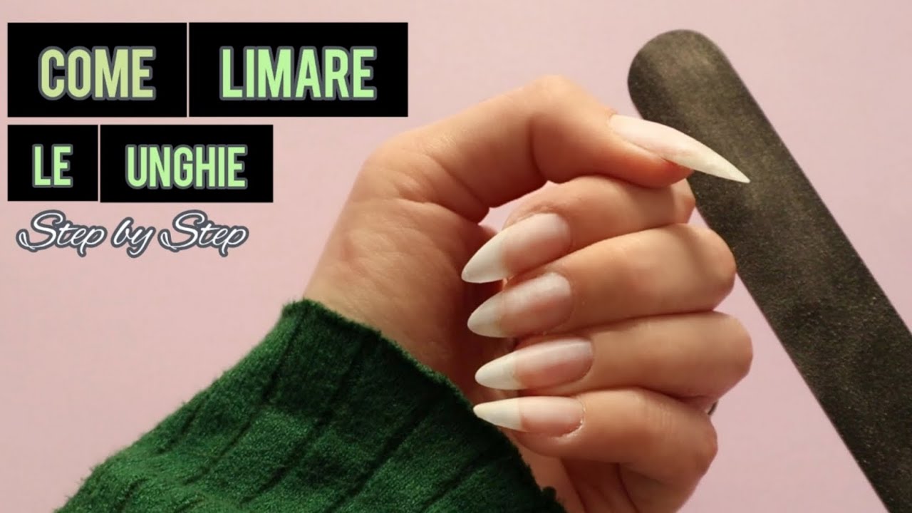 COME LIMARE LE UNGHIE PER UNA MANDORLA PERFETTA▶️ STEP BY STEP[💅🏼]