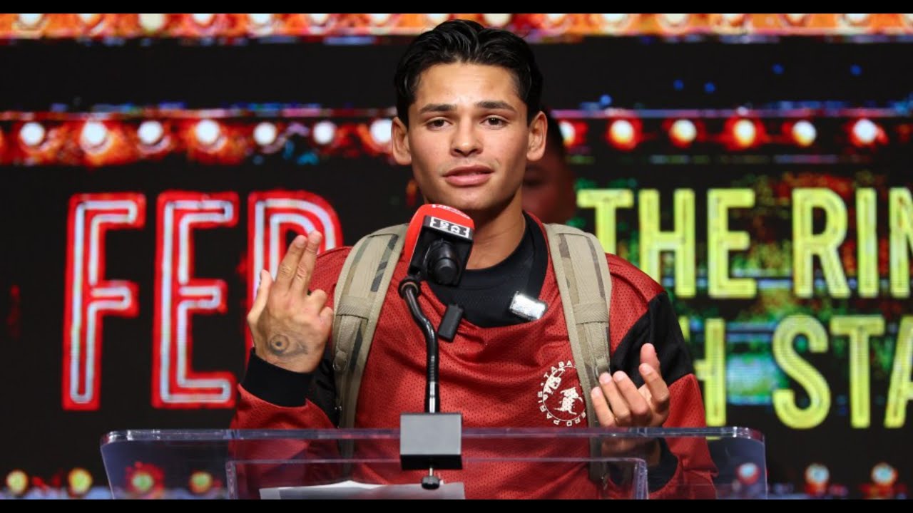 Verbal jabs thrown by Mario Barrios and Ryan Garcia in pre-fight press conference... 