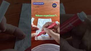 experiment menggunakan spidol #scienceexperiment #curiousmind #videoshort #viral #fypシ