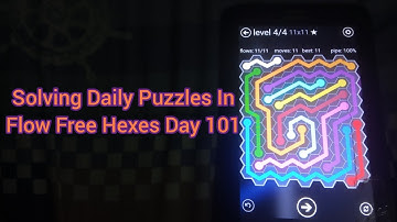 Solving Daily Puzzles In Flow Free Hexes Day 101