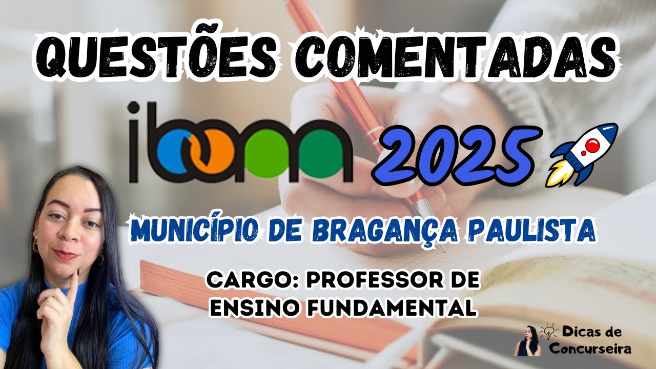 Questões IBAM 2025 - Nível Superior | Concurso de Bragança Paulista (Português)