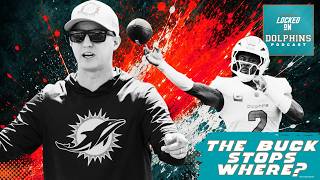 Everybody Wants The Blame For The Miami Dolphins' Passing Game Issues.