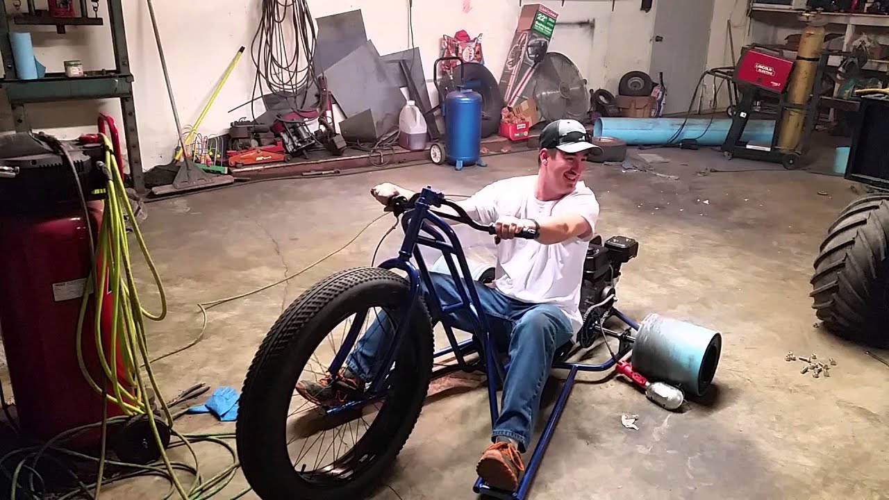 Motorized Drift Trike (Shop Test) - YouTube