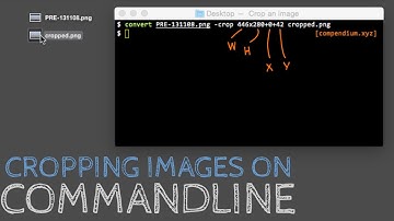 Cropping an image on commandline