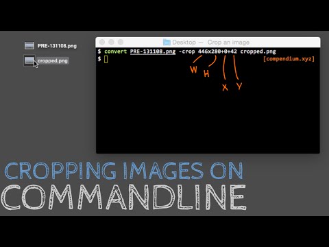 Cropping an image on commandline