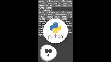 Get key by value in dictionary #shorts