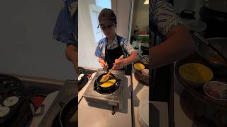 Cooking Eggs In A Pan Japanese-Style Omelet Creating A Tender Texture Without Over-Browning The Eggs