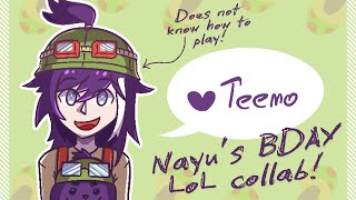 【League of Legends】NAYU'S BIRTHDAY COLLAB, HE IS FORCING US TO PLAY LEAGUE AT GUNPOINT.