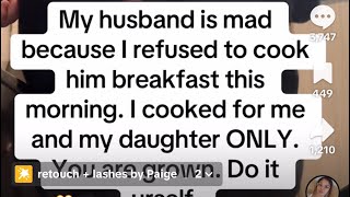 Husband leaves her
