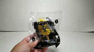 4K Transformers Robots in Disguise 2017 Happy Meal Toy #1 Bumblebee Tickets To Toy Time