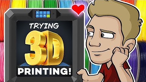 I Try: 3D PRINTING! - My First Time... THIS is AWESOME!