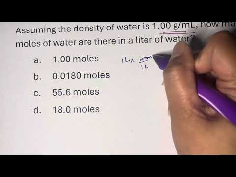 Density as Conversion factor