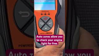 Auto zone allow you to check your engine light for free.