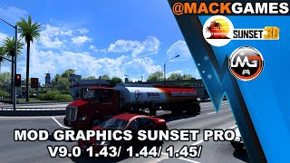 AMERICAN TRUCK +SUNSET3D PRO V9.0 1.43/ 1.44/ 1.45 ( ATS V1.45)