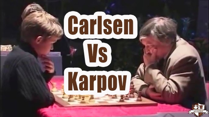 Ovocesabia O jovem prodígio Magnus Carlsen entediado enquanto joga contra  lenda do xadrez Garry Kasparov. - iFunny Brazil