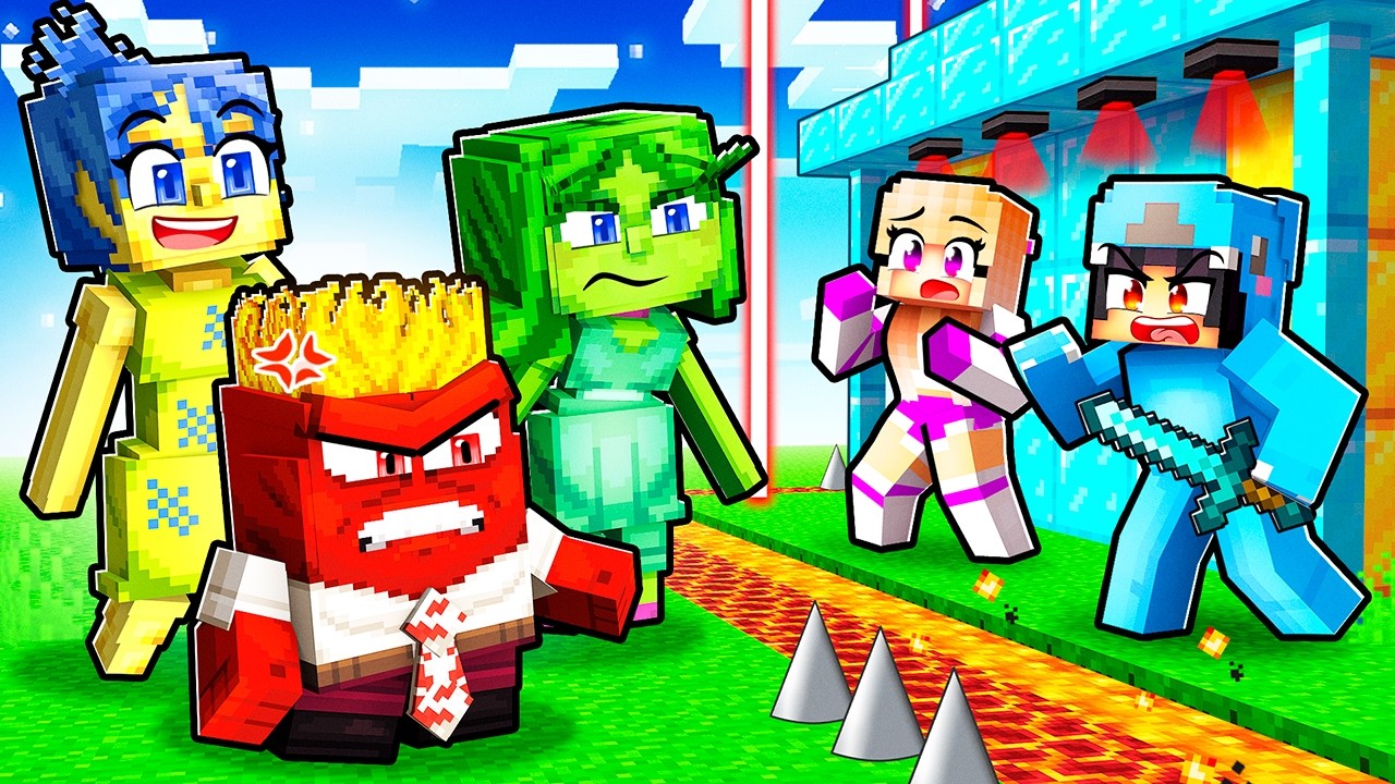 Inside Out 2 vs The Most Secure House In Minecraft!