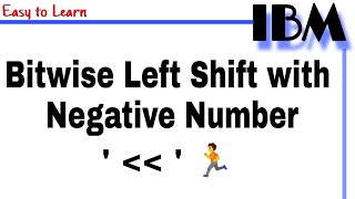 Bitwise Left Shift with Negative Numbers in Java Class 10 || Why We Use Shift Operators