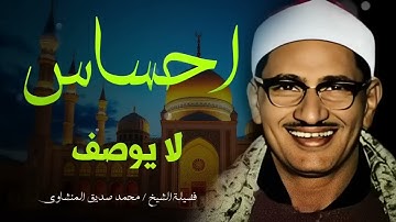 تلاوة تأخدك لعالم من الهدوء والسكينه وراحة البال | الشيخ محمد صديق المنشاوى
