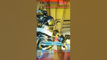 Stalling the Payload Until Overtime on Defense! 😂 😎 #shorts #overwatch #mercy #overwatch2