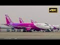 [4K] Flying Peach. Takeoff at Osaka Kansai /フライングピーチ A320 関西国際空港 / Летающий персик Взлет Airbus A320