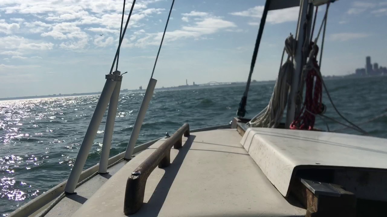Pearson Electra sailing on Lake Michigan, Milwaukee, WI, September 30