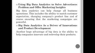 Big Data Part III