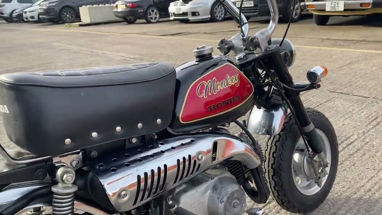 1977 Honda Monkey Z50J ref 8962 - YouTube