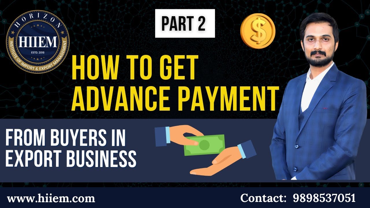 How to get Advance payment in Export Business | By Sagar Agravat