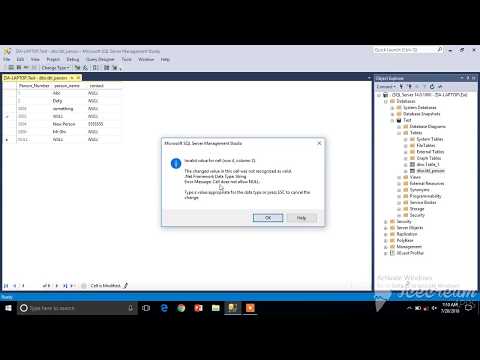 Working with NULL in SQL Server