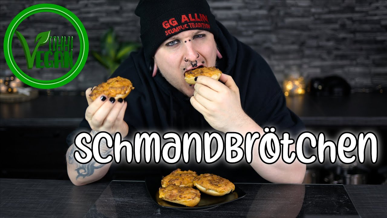 Schmandbrötchen | iihhVegan - YouTube