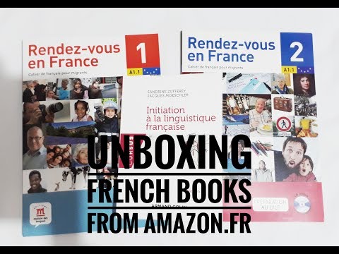 vlog 13: unboxing french books from amazon.fr