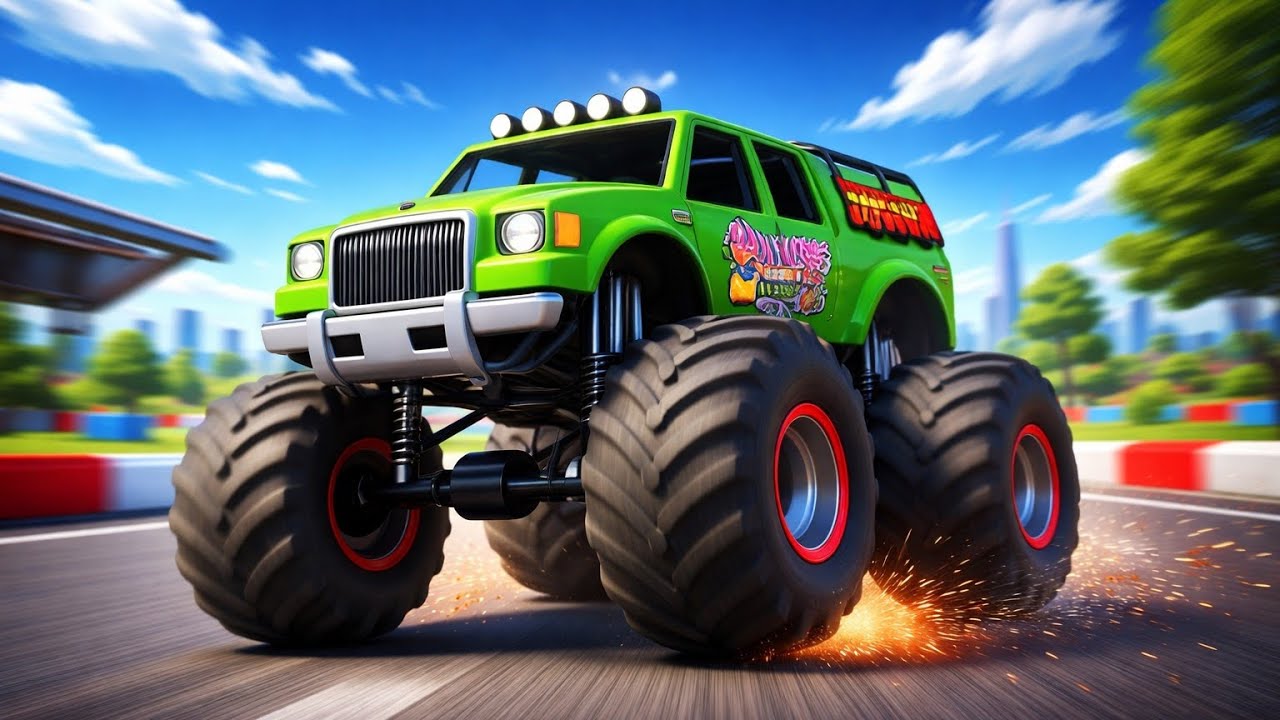 Wow Viral Impossible Monster Truck Race 🚛🔥 | Extreme Stunts Gameplay