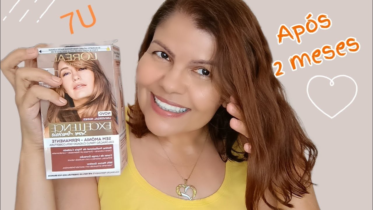 Tintura Loreal 7U sem amônia // É boa? Vale a pena Comprar? - YouTube