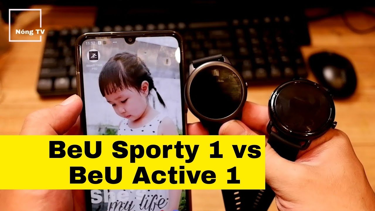Nóng TV | Trên tay BeU Smart Watch Active 1 và Sporty 1 chính hãng tại Thế giới Di động