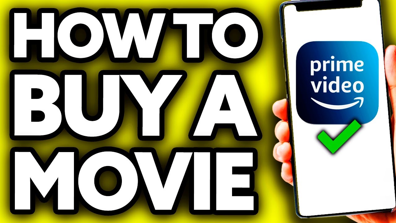 How To Buy a Movie on Amazon Prime (2024) - YouTube