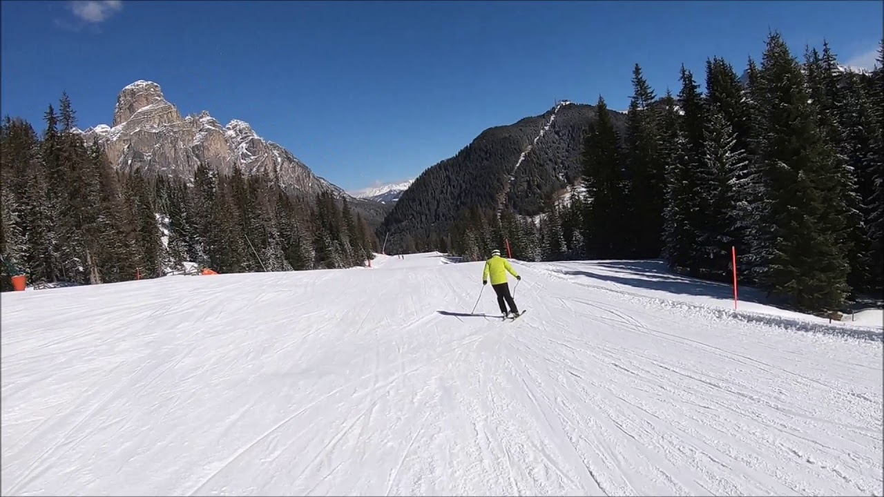 Skiing in Alta Badia - Boé to Corvara
