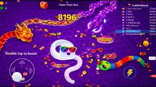 Snake vs Worms: Fun .io Zone 🐍 #3  (dheeraj Gaming) #Axelkec #snake screenshot 3