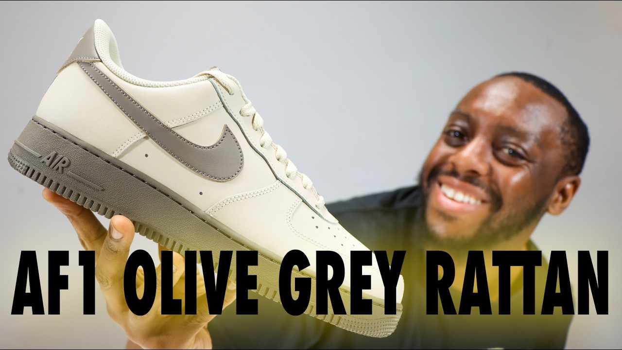 Nike Air Force 1 '07 Rattan Olive Grey On Foot Review QuickSchopes