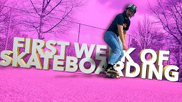 What to Do Your First Week of Skateboarding (4 Tips for new Skaters!)