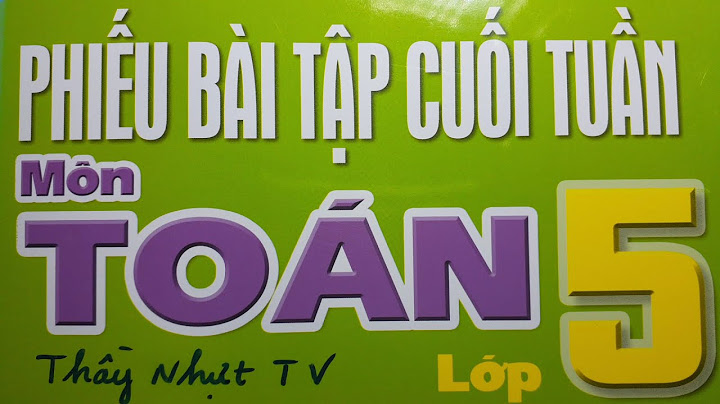 Phiếu bài tập toán lớp 5