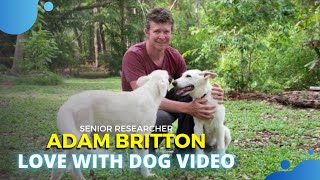 Senior Researcher Adam Britton Love With Dog Video Got So Much Attention Adam Britton Dog