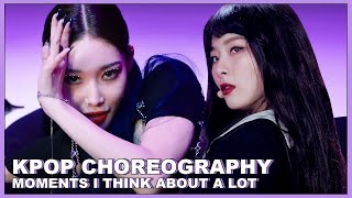 choreography moments in kpop that i think about a lot