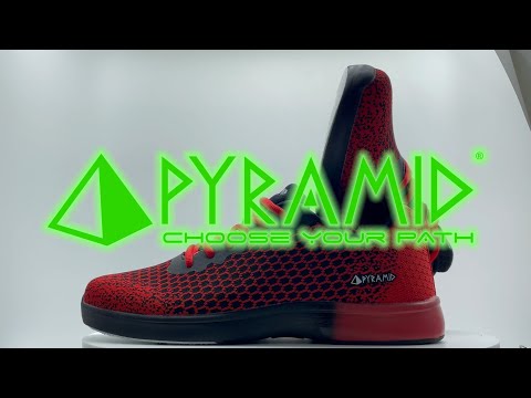 Pyramid Path Lite Seamless Mesh Men's Black/Red Shoes Video Overview