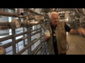 Pouring from the zwickel at Ayinger in Aying, Germany