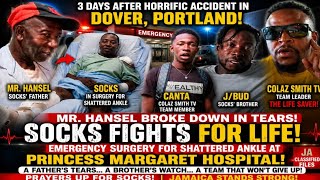 MR. HANSEL BREAKS DOWN IN TEARS! 😭 Socks Still in Emergency Surgery | Colaz Smith TV Crys With J-bud