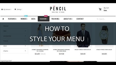 How To Style Your Menu without editing css file - Drag n Drop Magento 2 Mega Menu Tutorials