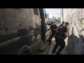 Cop Crushed Between Van And Wall, Suspect Keeps Driving