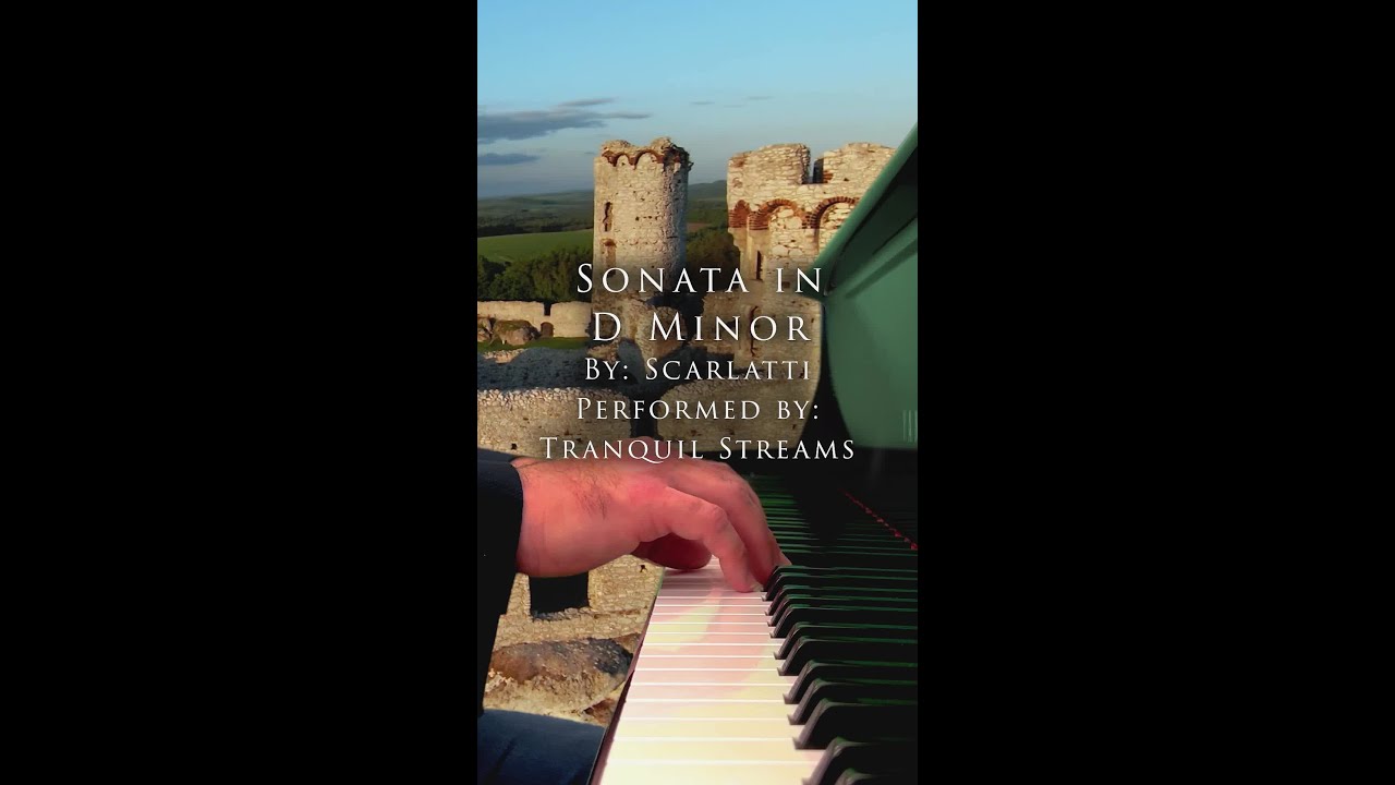A Contemplative Journey: Scarlatti Sonata in D Minor with Enchanting Stone Ruins